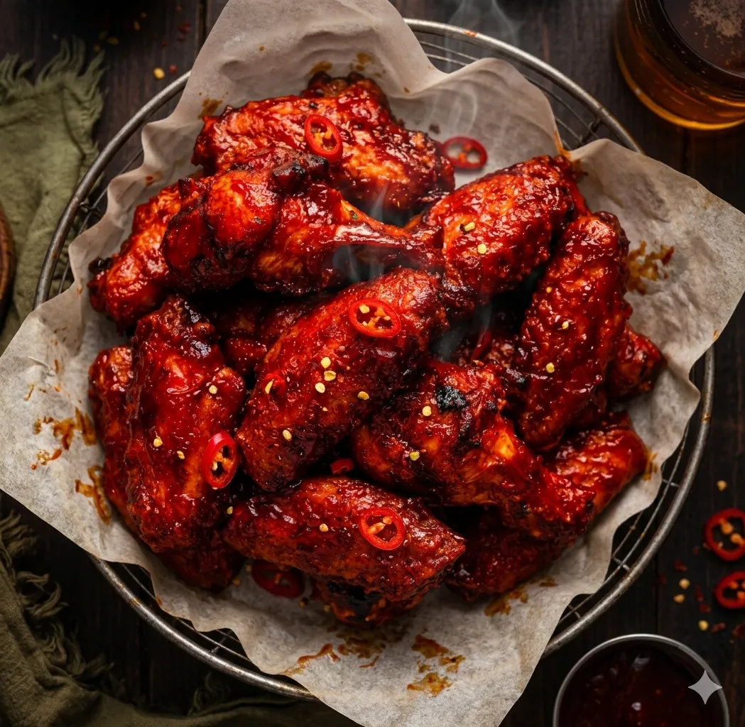 Savory palabok noodles at Side Chick'n Saskatoon